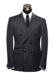 Duke of Clarence Navy Stripe Suit