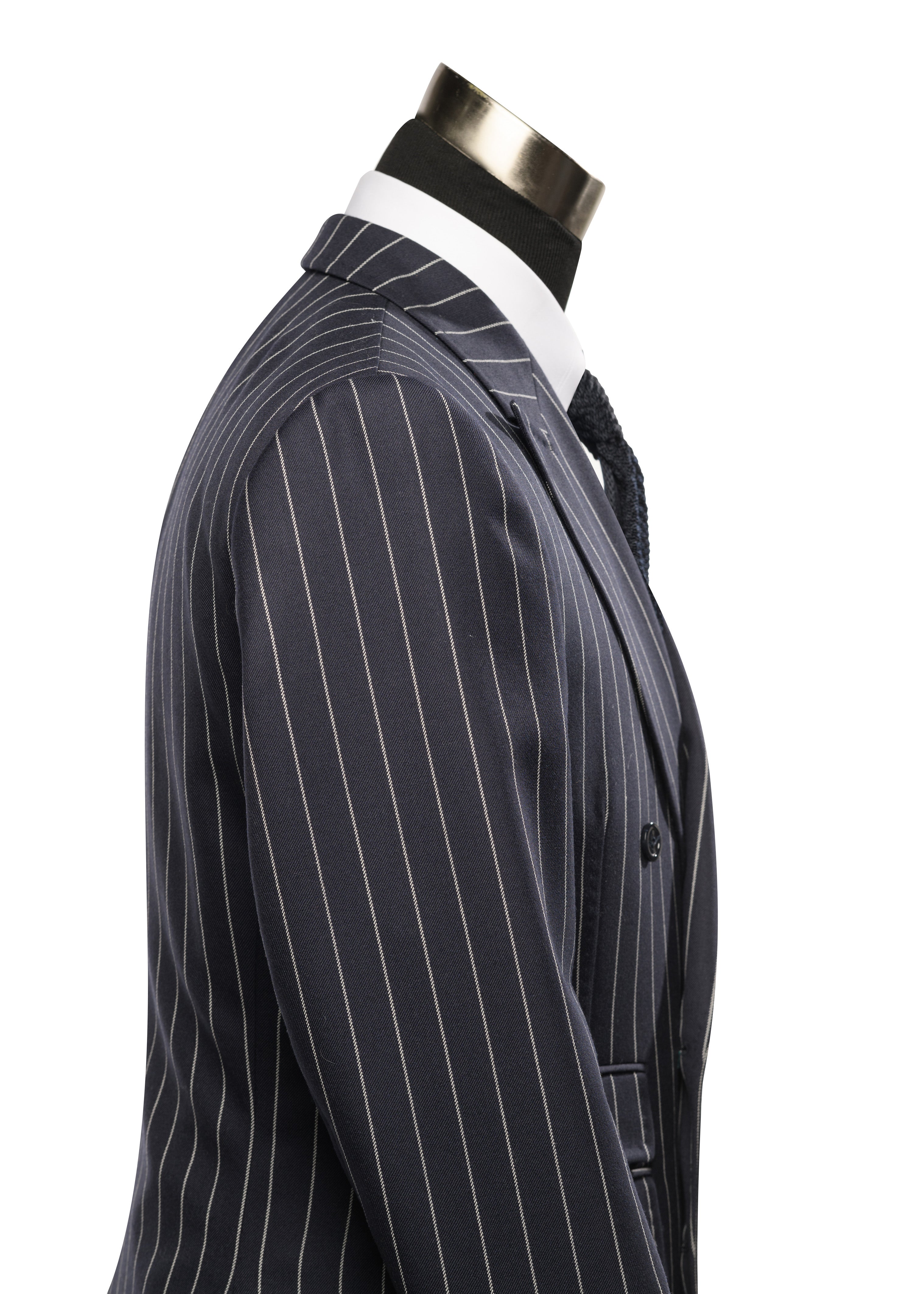 Duke of Clarence Navy Stripe Suit