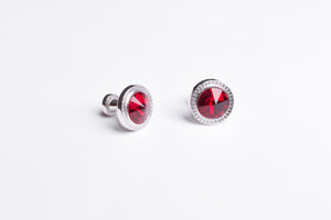 Fire Opal Round Cufflinks