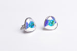 Tanzanite Blue Heart Shaped Cufflinks