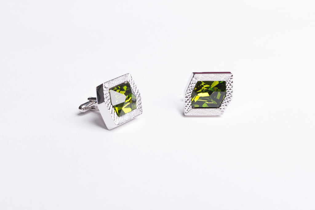 Peridot Green Cufflinks