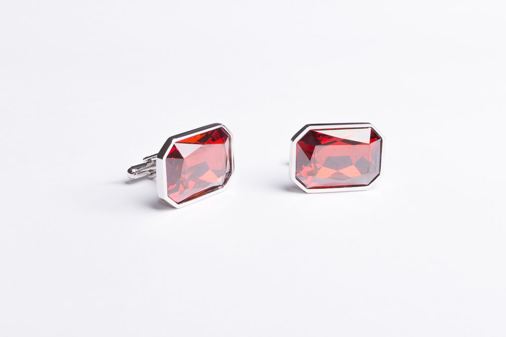 Ruby Red Cufflinks