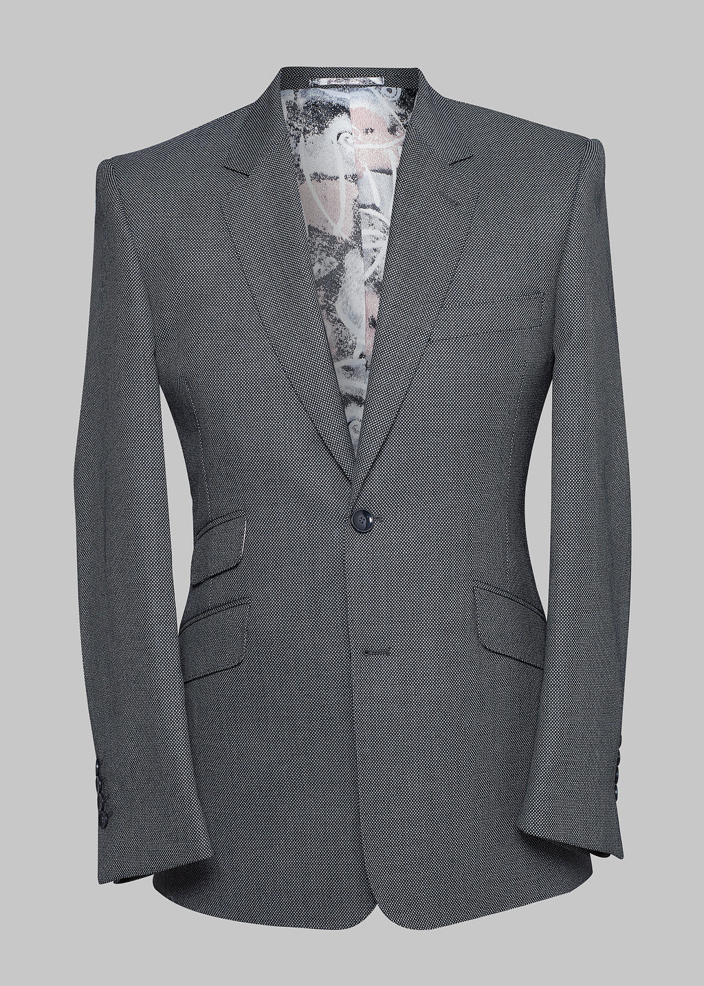 The Oxford Azure Pinhead Grey