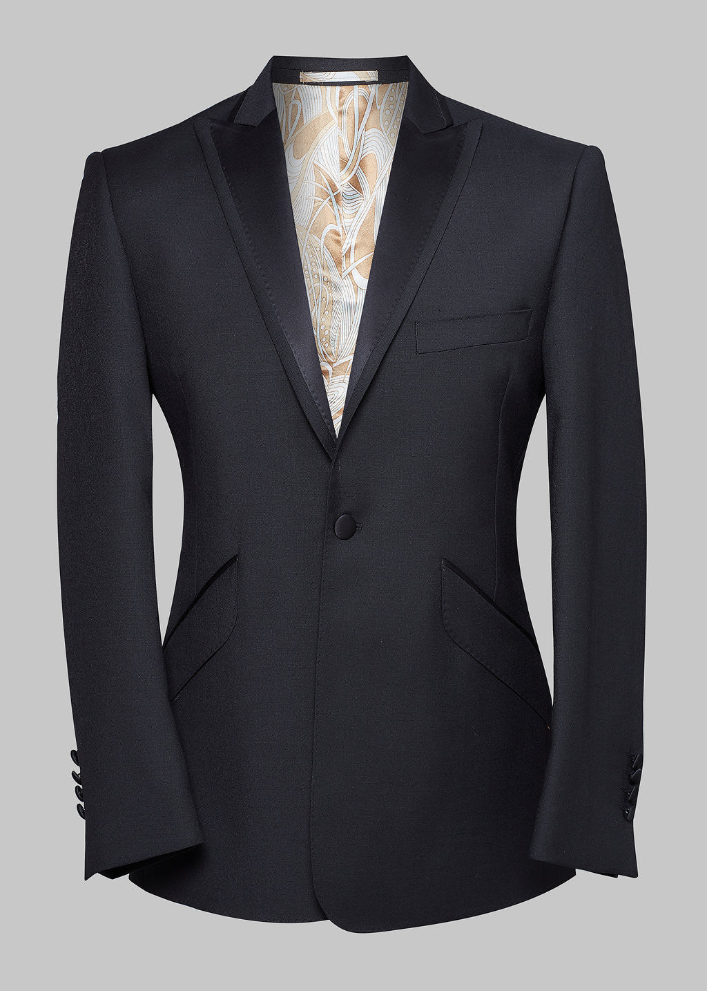 The Biscay Classic Black Dinner Suit